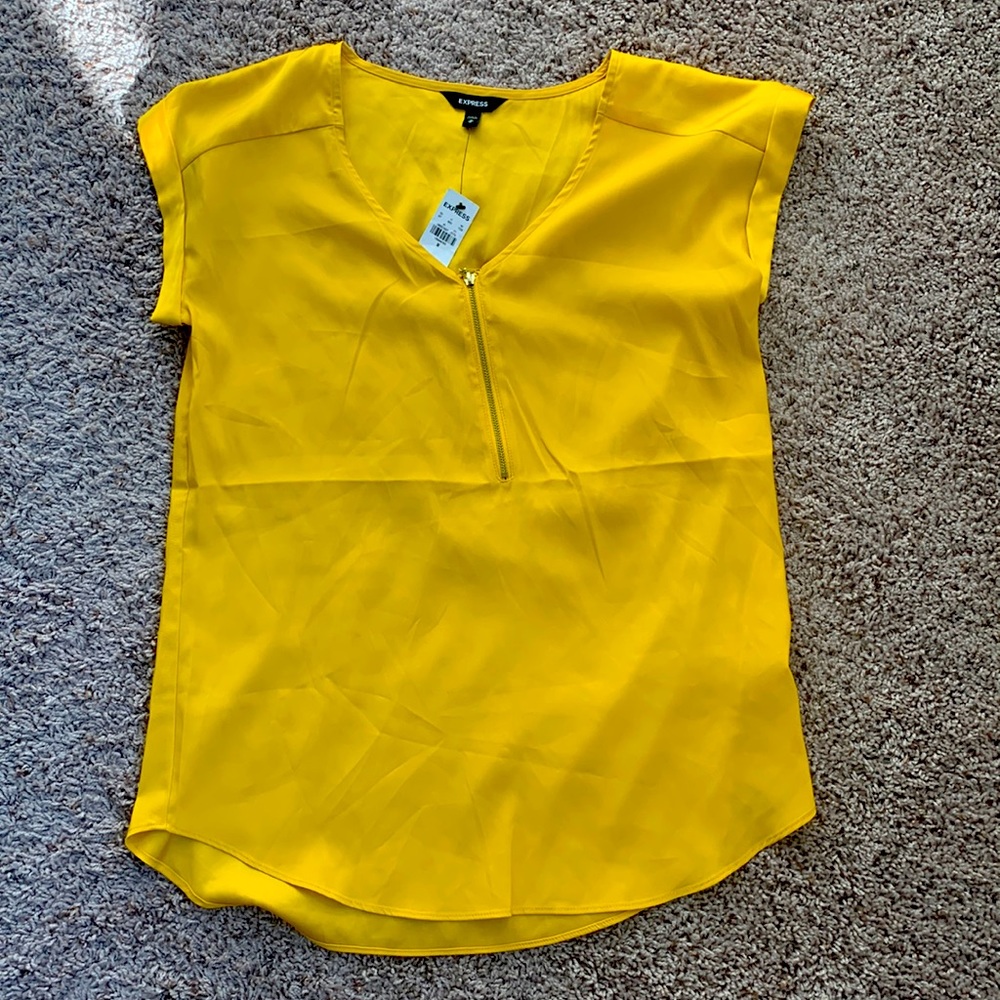 NWT Express Yellow Blouse
